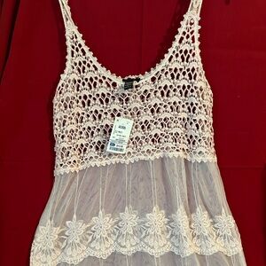 NWT Ladies top/cover up